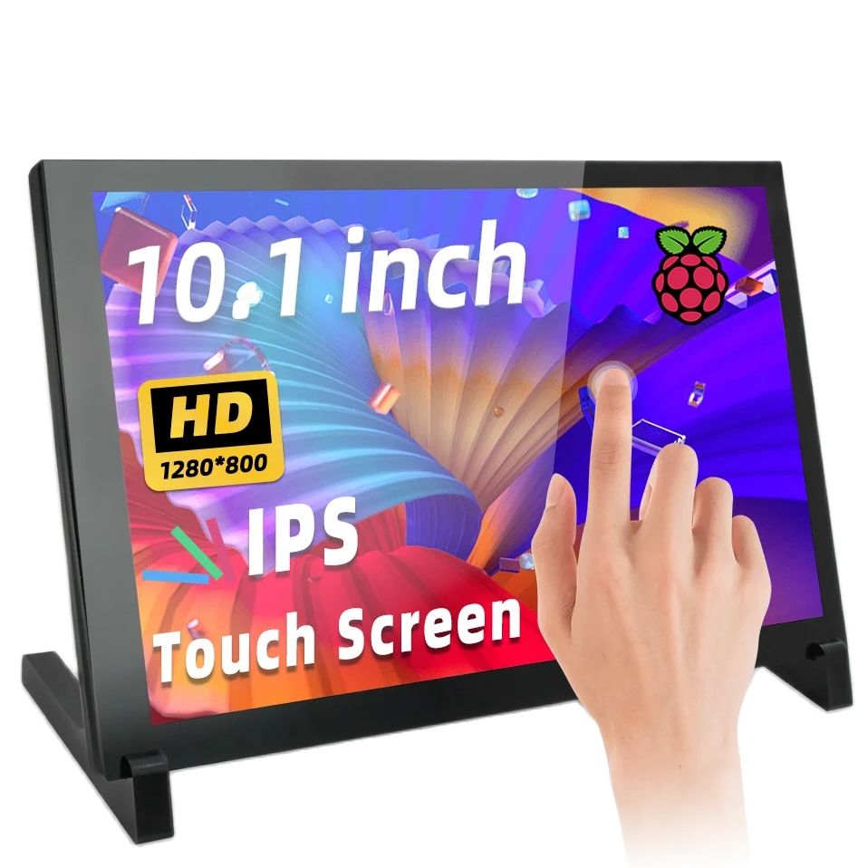 Raspberry Pi 10.1 Inch Capacitive Touch Screen Ips - Monitor Portátil com Tela Sensível ao