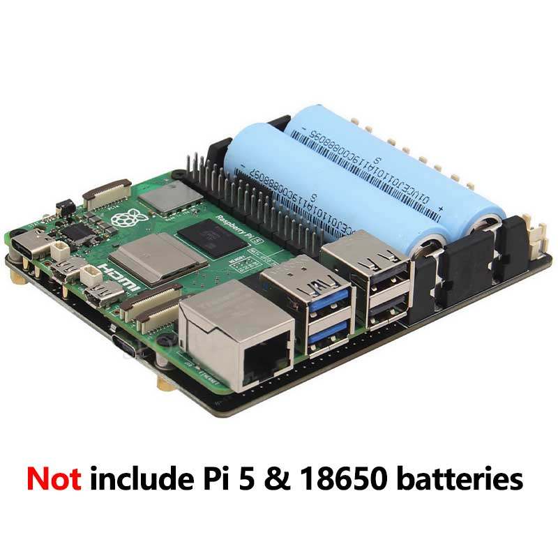 Placa UPS Raspberry Pi 5 18650 - Raspberry Pi Uninterrupted Power Supply Ups 18650 avaliação e preço